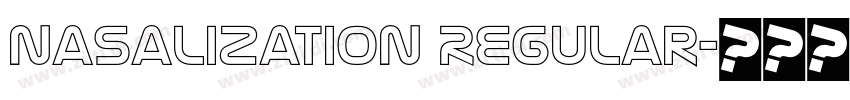 Nasalization Regular字体转换
